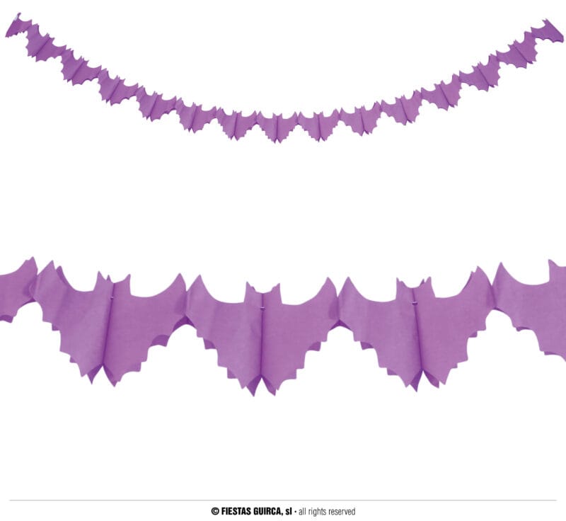 GHIRLANDA PIPISTRELLI 300 CM IN CARTA
