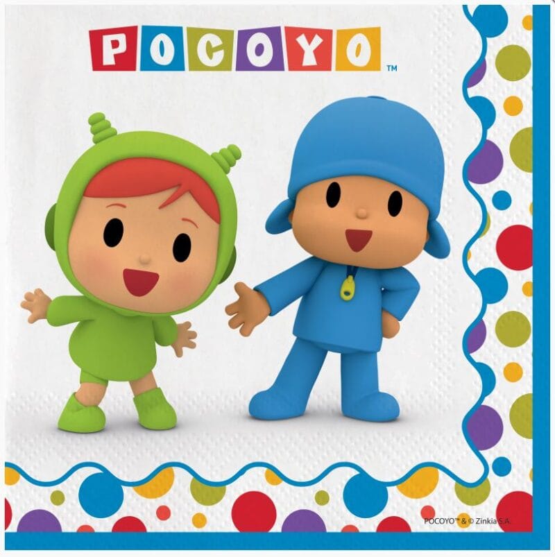 TOVAGLIOLO 33X33CM POCOYO 20PZ