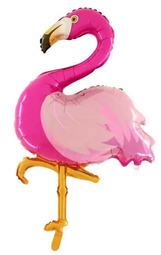 PALLONE MYLAR 34" FENICOTTERO ROSA 86CM